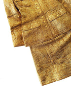 Chanel Boutique F/W1996 Gold Brocade "Mughal" Set