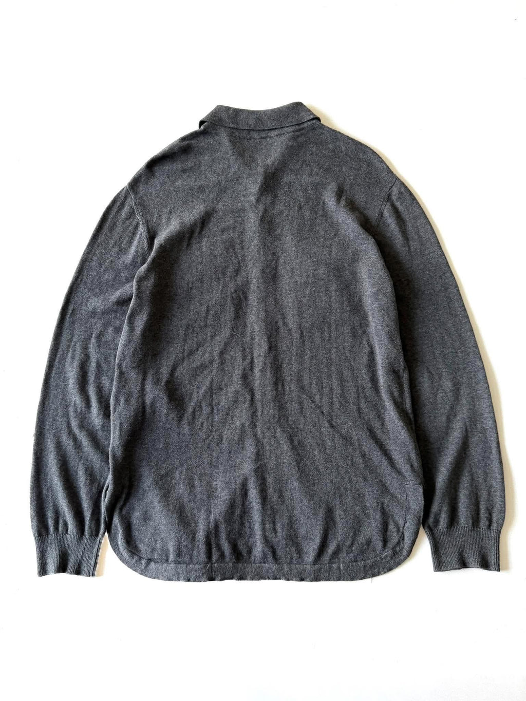 Louis Vuitton Gray Oversized Cotton Knit Shirt