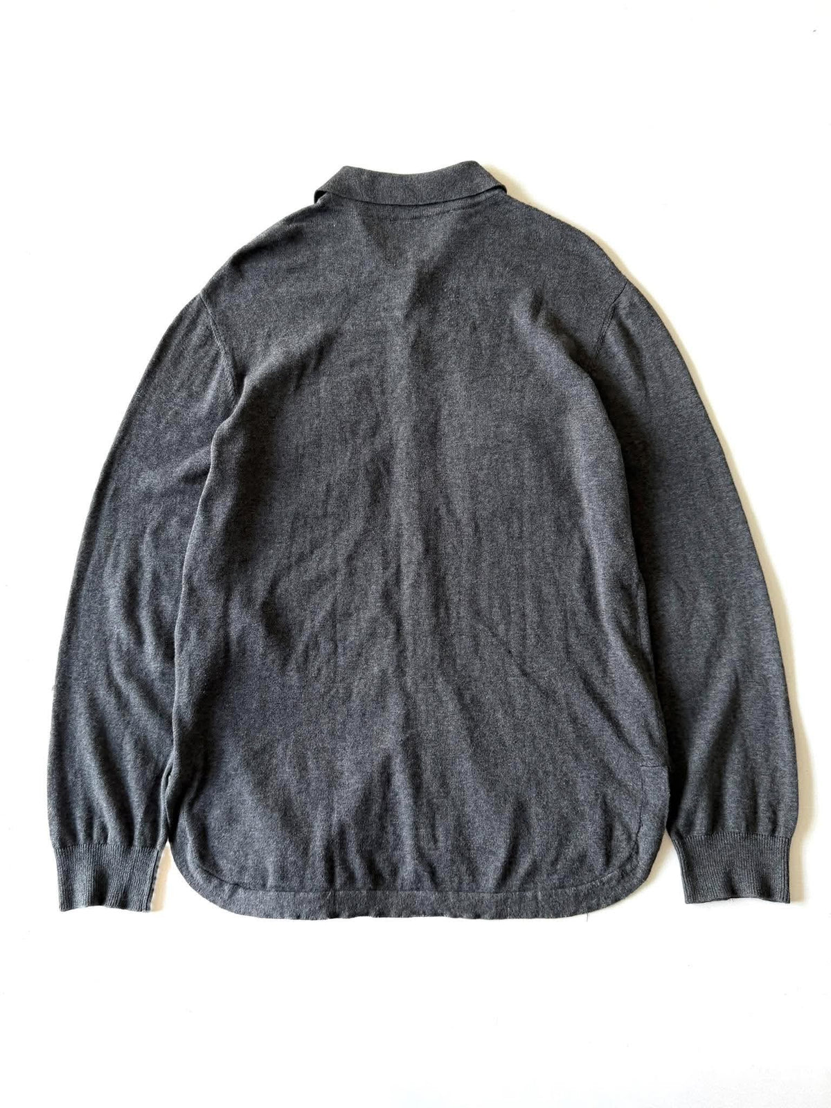 Louis Vuitton Gray Oversized Cotton Knit Shirt