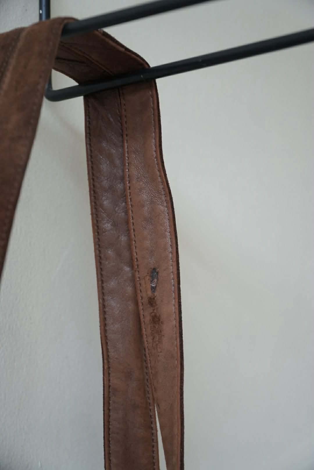 Vintage Chanel Suede Brown Bag