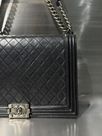 Chanel by Karl Lagerfeld Black Boy Bag