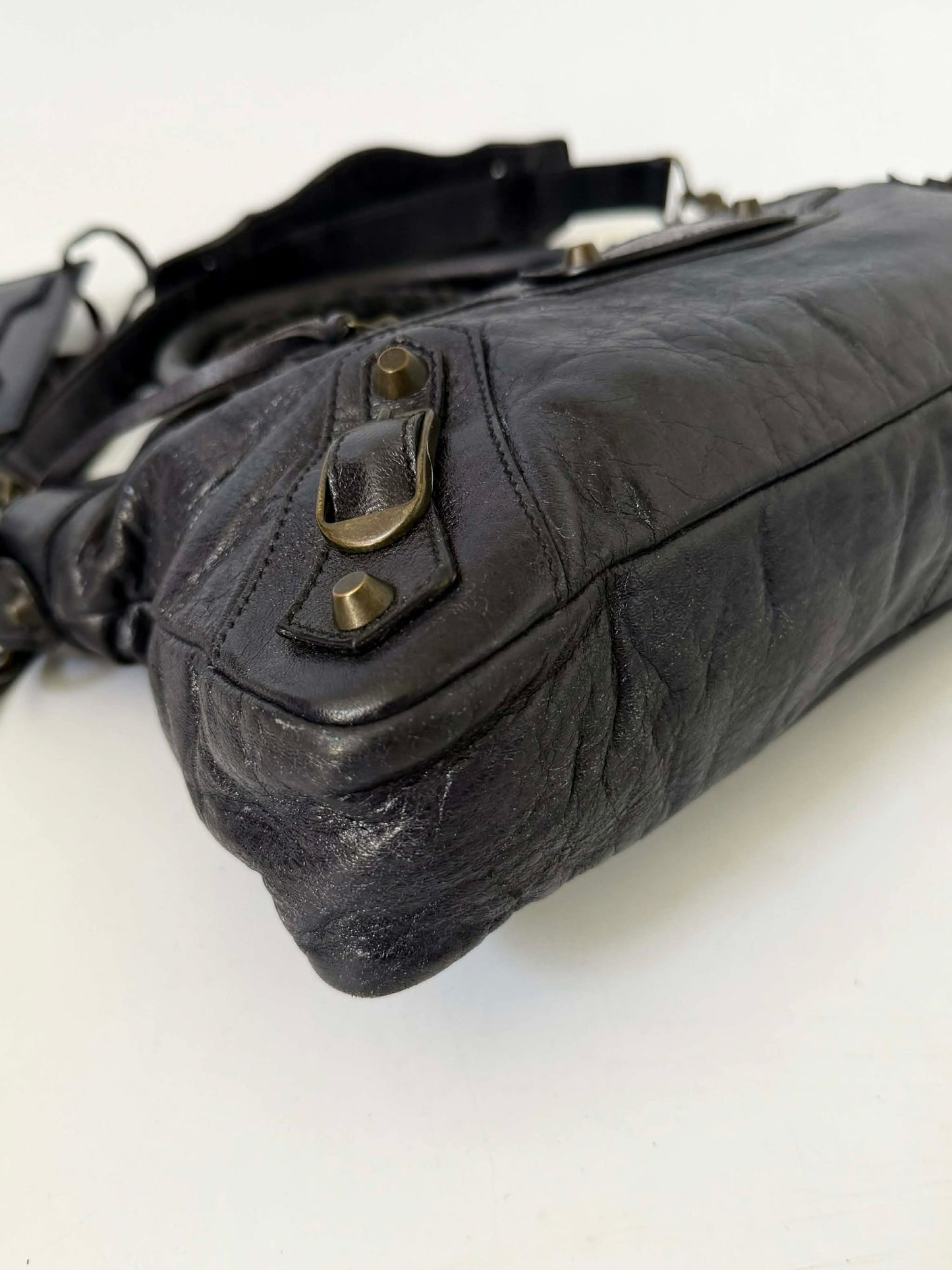 2000’s Balenciaga Navy Blue Classic First Bag