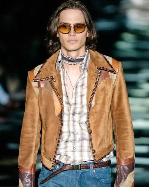 Gucci by Tom Ford -SS04 Runway - Suede Western Jacket