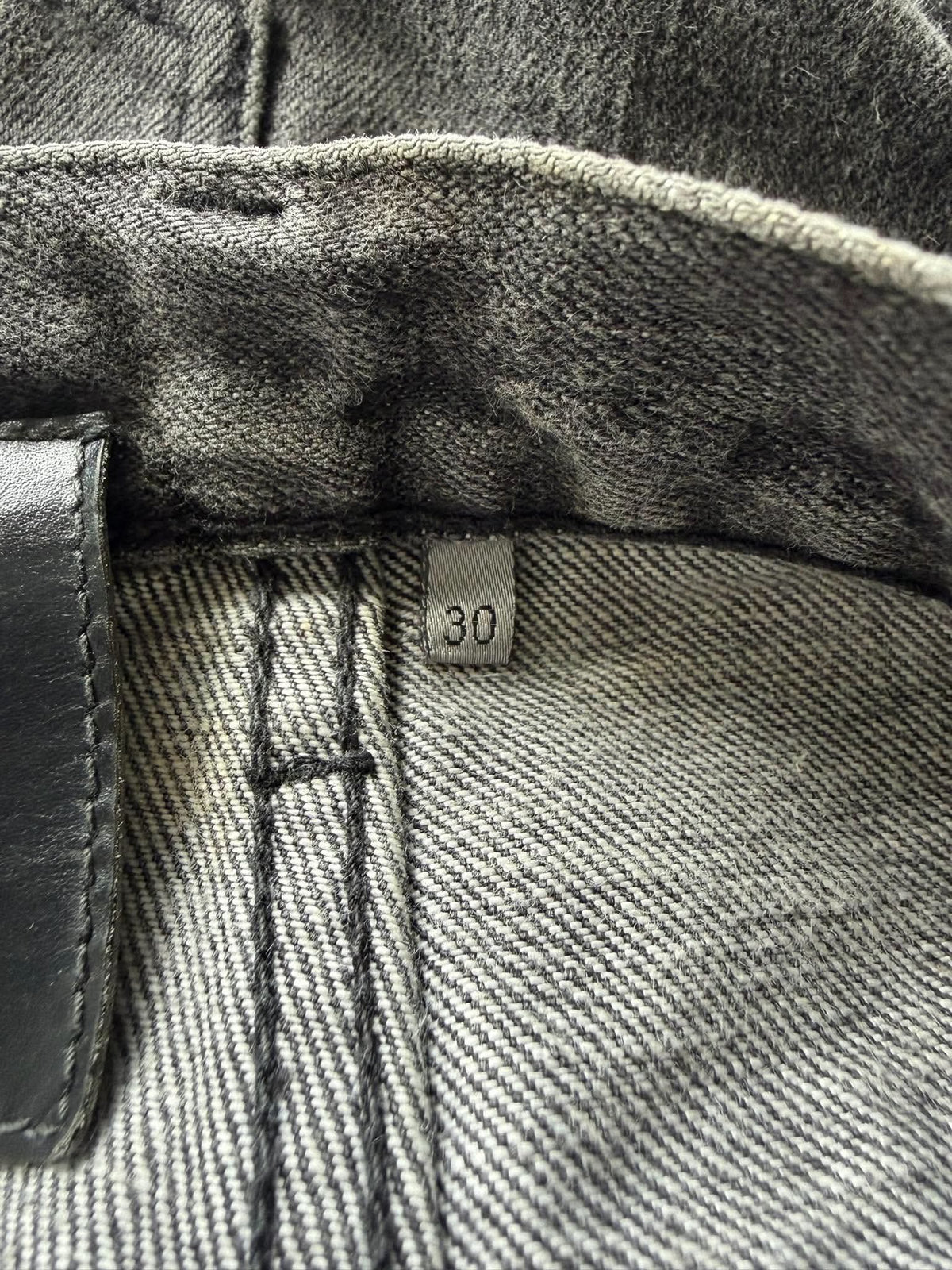 Dior Homme by Hedi Slimane Claw Mark Gray Jeans