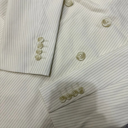 Celine by Hedi Slimane SS20 Pinstripe Double Breasted Blazer