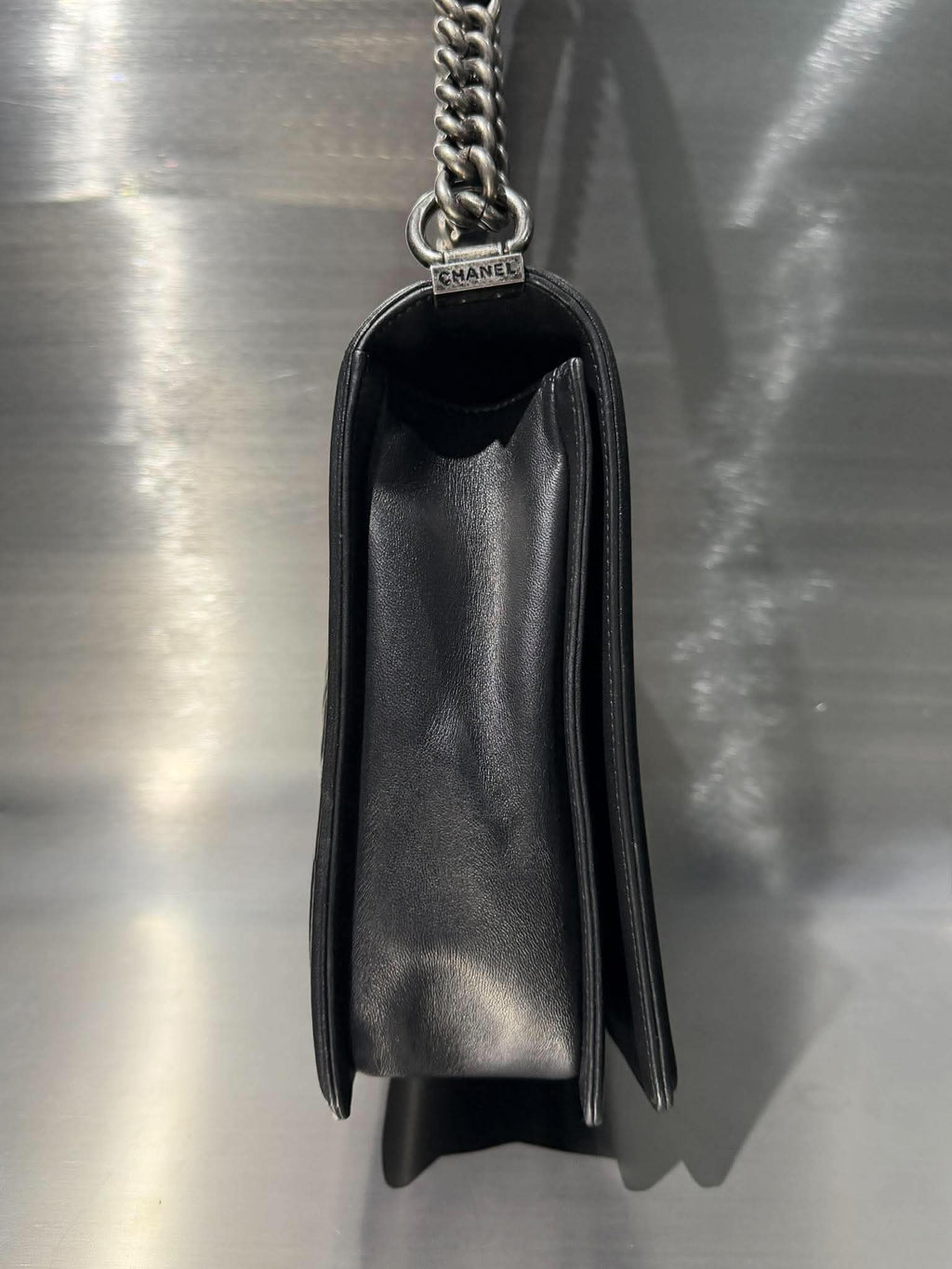 Chanel by Karl Lagerfeld Black Boy Bag