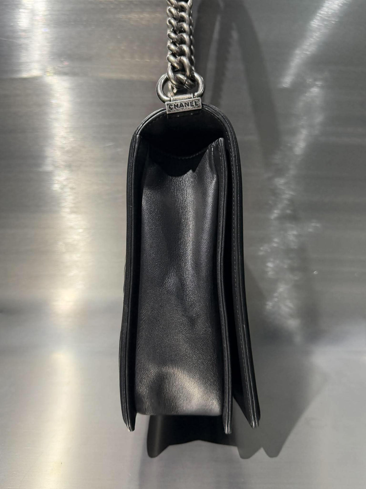 Chanel by Karl Lagerfeld Black Boy Bag