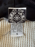 Vintage Chrome Hearts “Fuck You” Thermal Zip-Up Hoodie