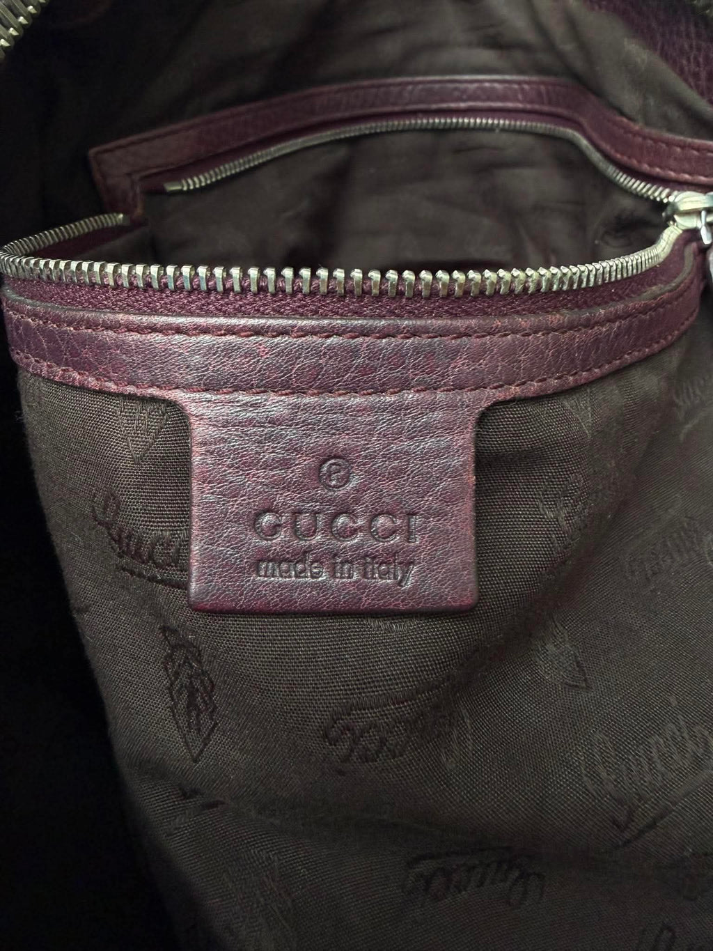 Gucci Bamboo Bar Shoulder Bag Leather Medium