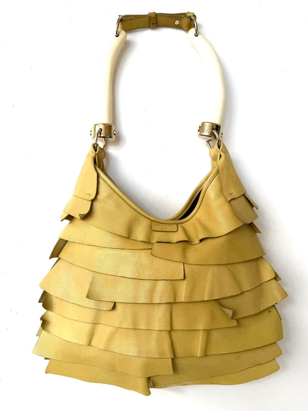 Yves Saint Laurent St. Tropez Mombasa Ruffled Bag