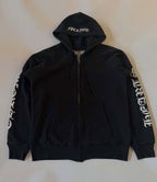 Vintage Chrome Hearts “Fuck You” Thermal Zip-Up Hoodie