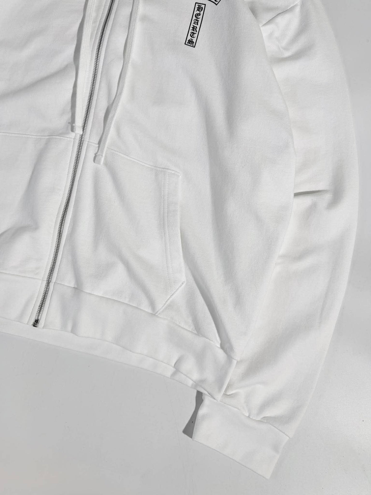 Chrome Hearts Back Arch USA Logo Zip-Up Hoodie