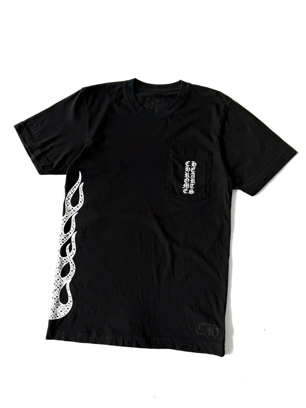 Chrome Hearts Side Flame Pocket Tee