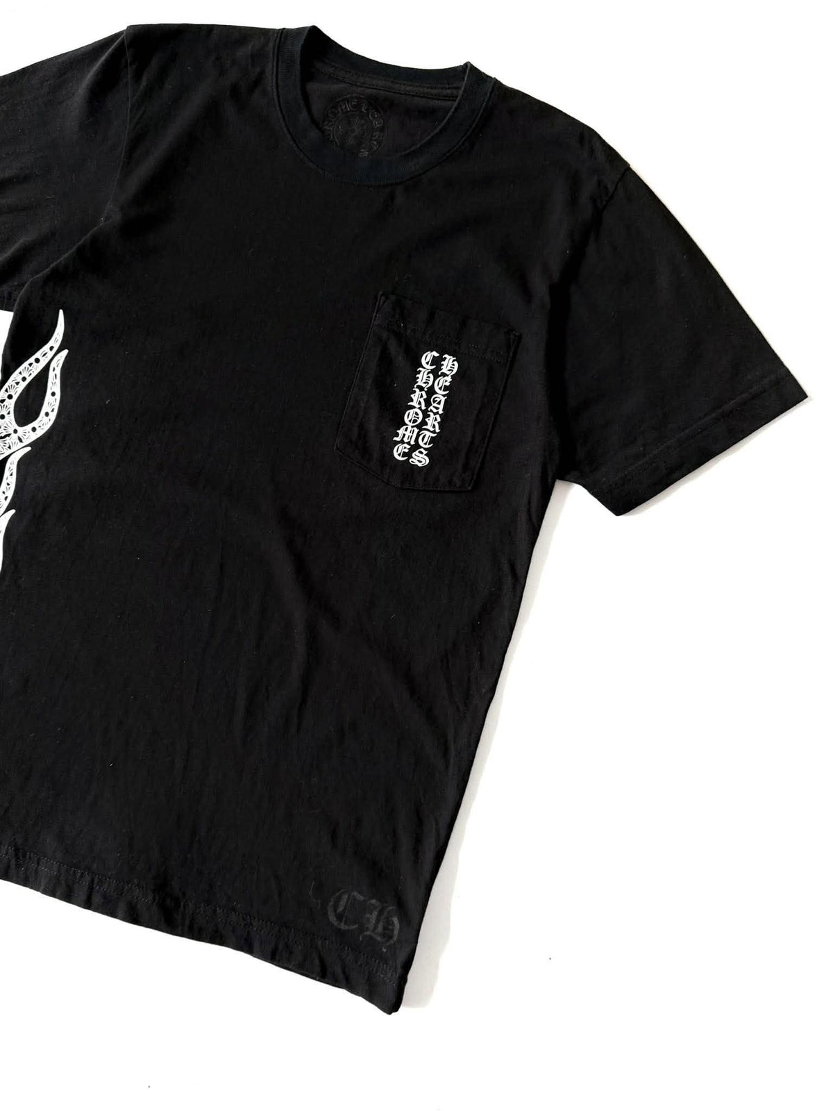 Chrome Hearts Side Flame Pocket Tee