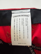 Chrome Hearts Red & Yellow Cross Patch Baseball Cap