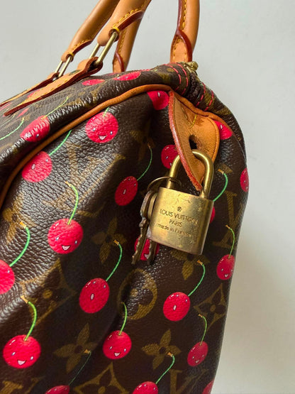Louis Vuitton x Murakami Monogram Cerises Speedy 25 bag