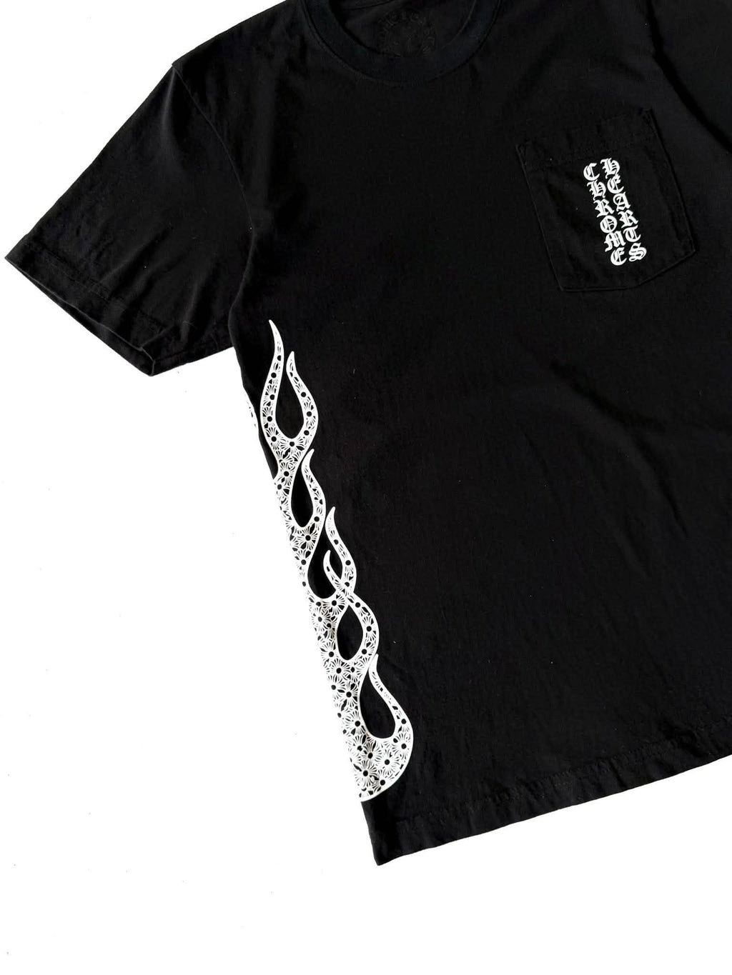 Chrome Hearts Side Flame Pocket Tee