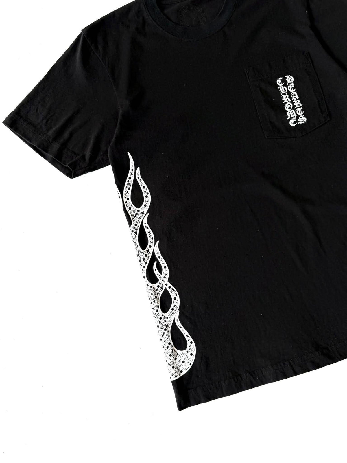 Chrome Hearts Side Flame Pocket Tee