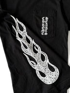 Chrome Hearts Side Flame Pocket Tee