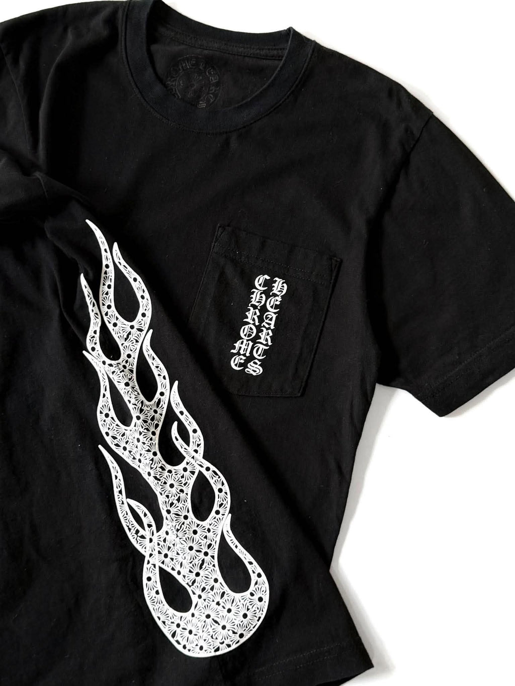 Chrome Hearts Side Flame Pocket Tee