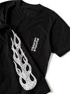 Chrome Hearts Side Flame Pocket Tee