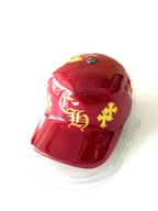 Chrome Hearts Red & Yellow Cross Patch Baseball Cap