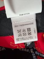 Chrome Hearts Red & Yellow Cross Patch Baseball Cap
