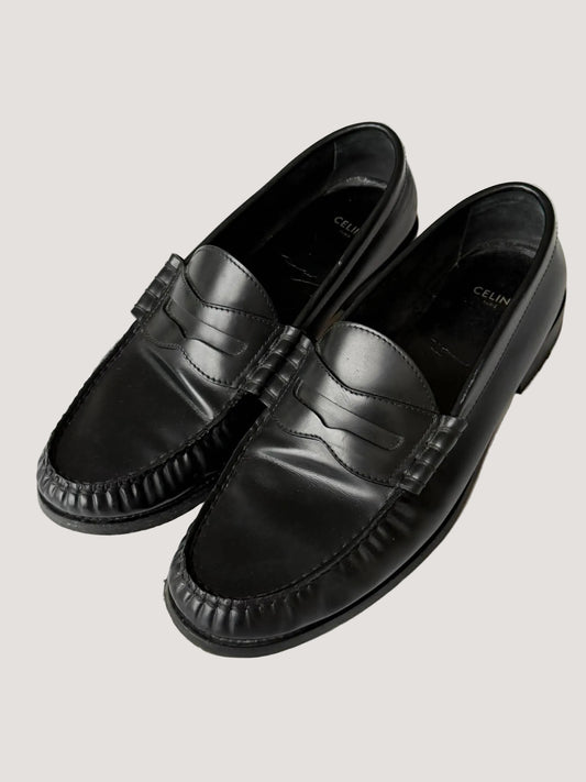 Celine by Hedi Slimane Luco Leather Penny Loafers