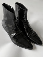 Saint Laurent F/W2006 Devon Patent Leather Boots