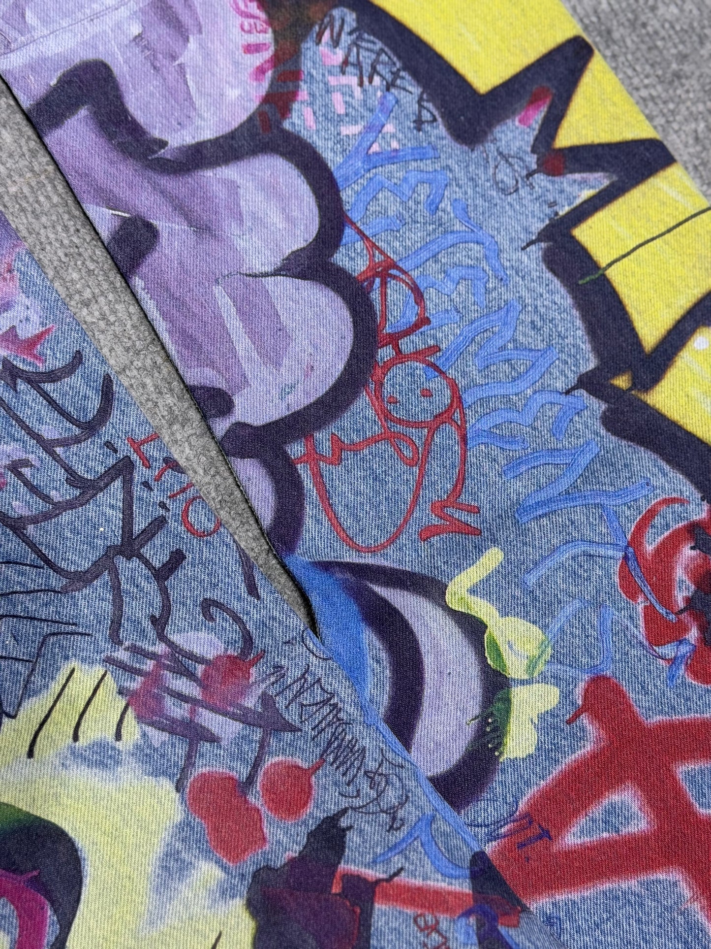 Vetements AW21 - Graffiti Art - Straight Cut Jeans