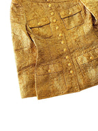 Chanel Boutique F/W1996 Gold Brocade "Mughal" Set
