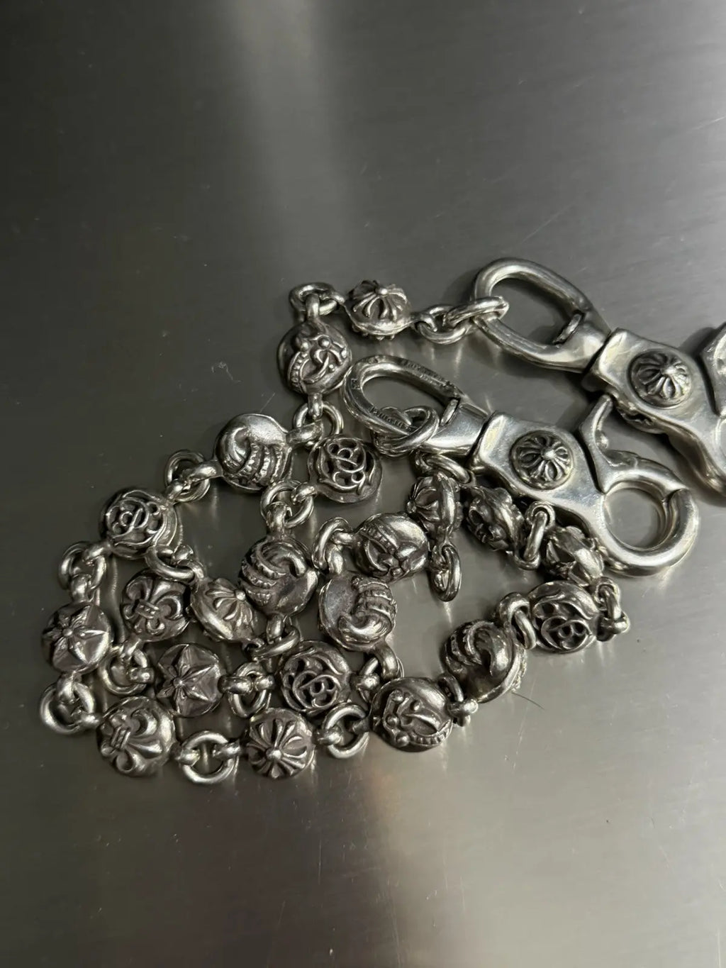 Chrome Hearts 21 Multi Ball Long Celtic Wallet Chain