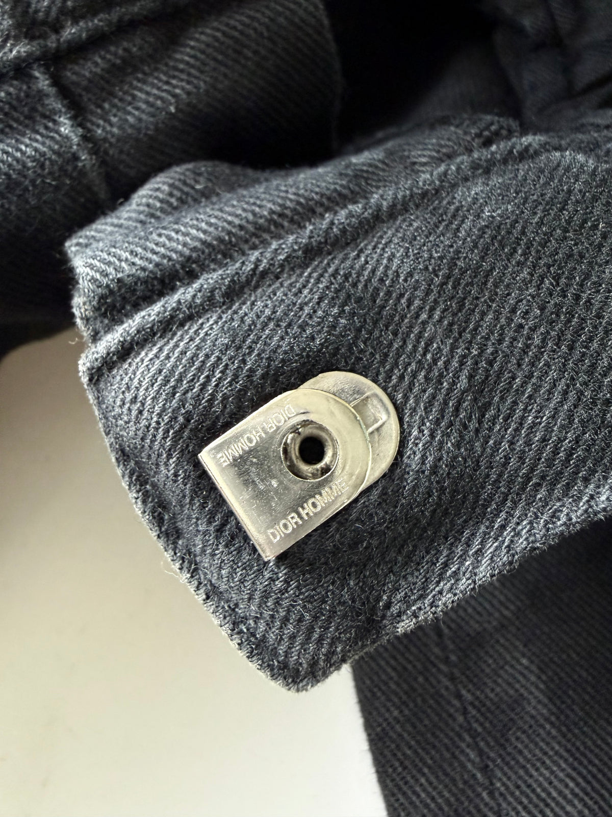 Dior Homme Autumn 2014 Crash Distressed Black Denim