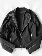 Vintage A/W1998 Gucci Black Nylon Biker Jacket