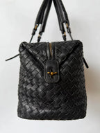 Bottega Veneta Intrecciato Woven Montaigne Satchel Bag