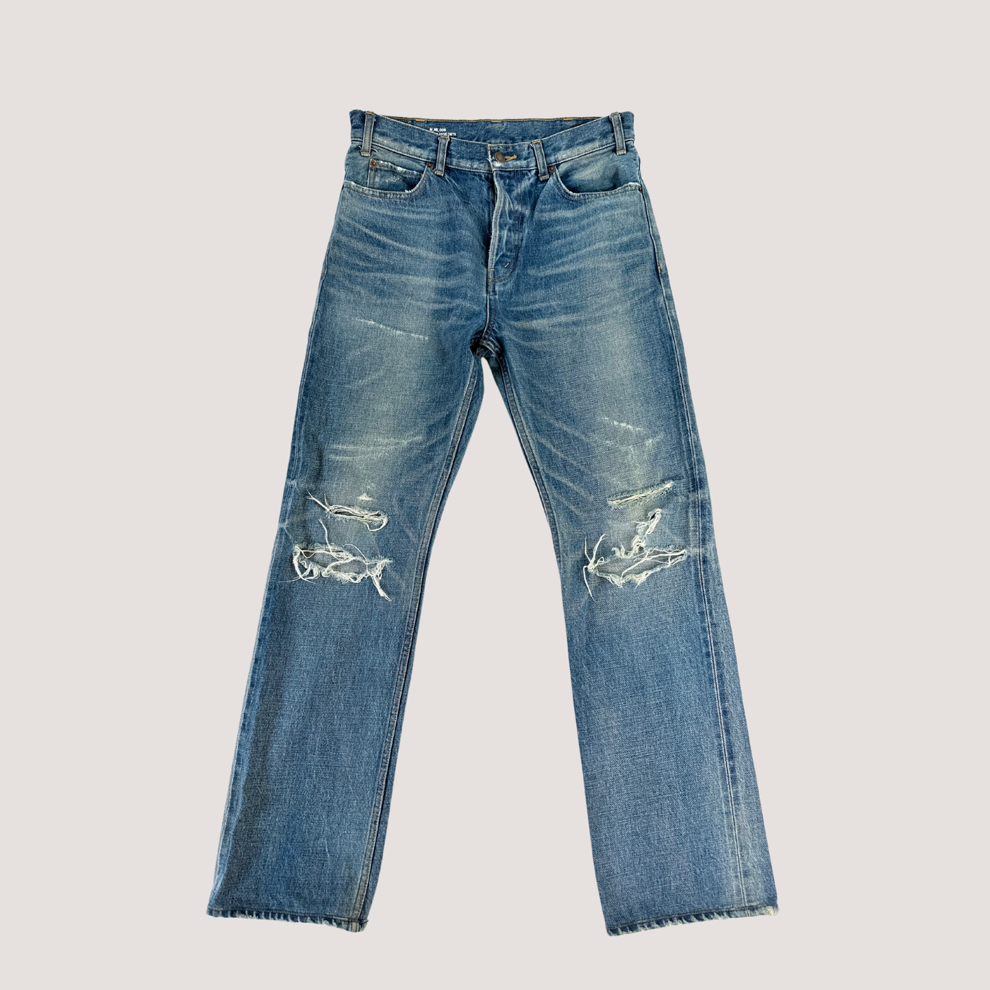 Celine Destroyed Tattered Pants