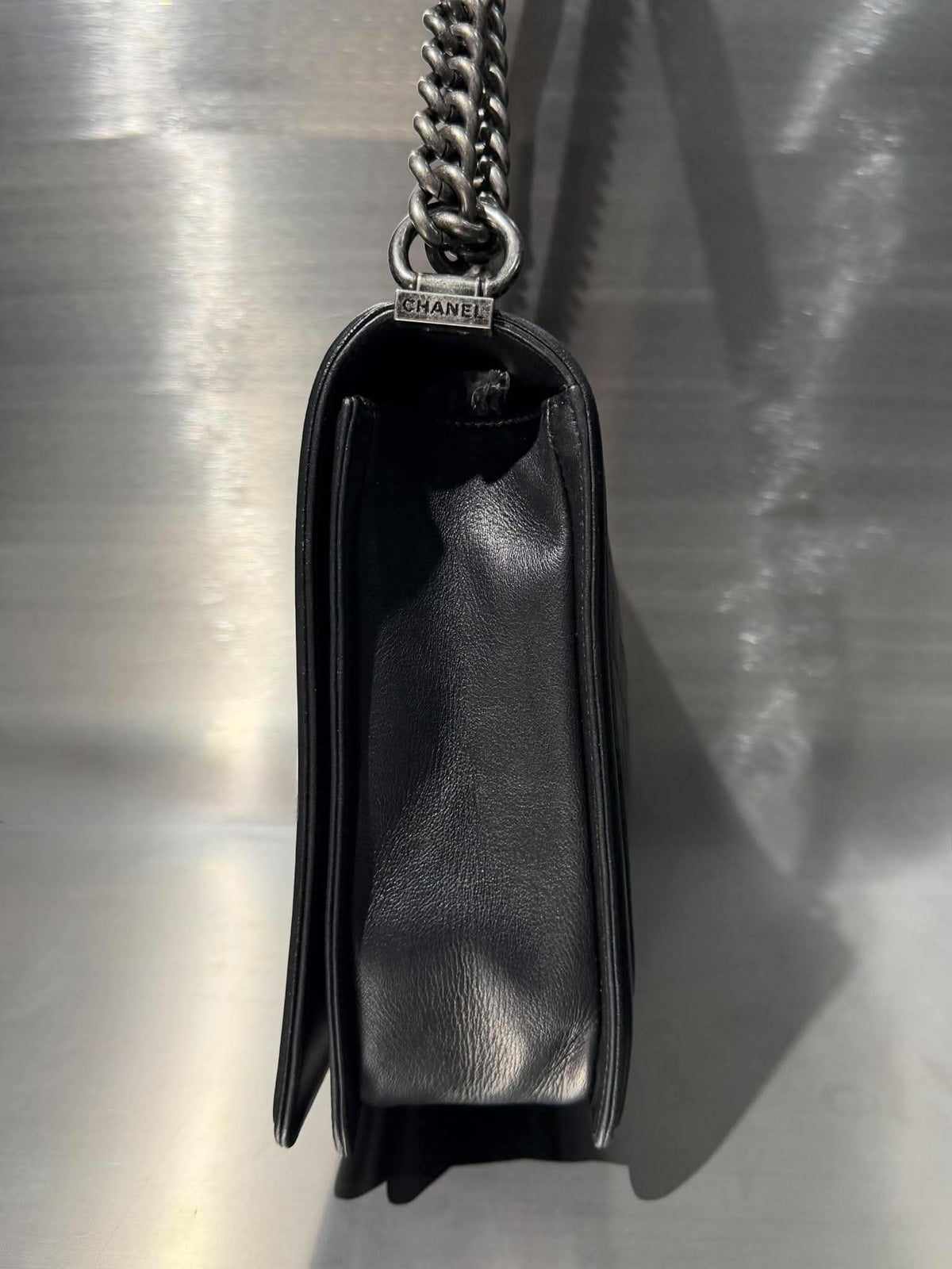 Chanel by Karl Lagerfeld Black Boy Bag