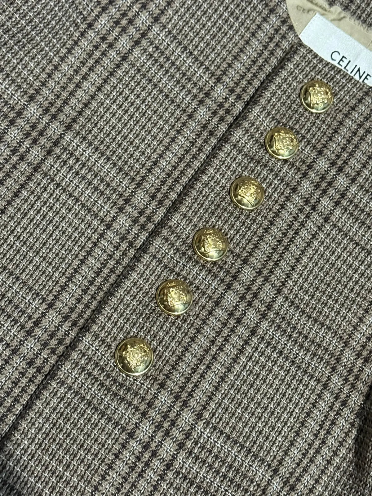 Celine Wales Wool Chelsea Jacket