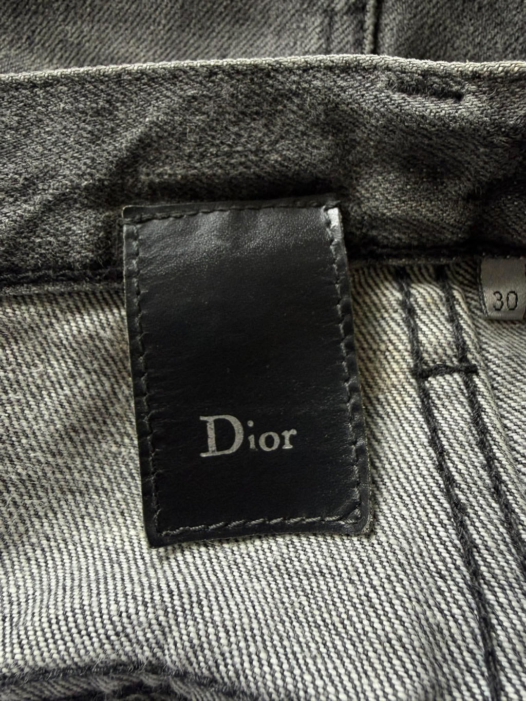 Dior Homme by Hedi Slimane Claw Mark Gray Jeans