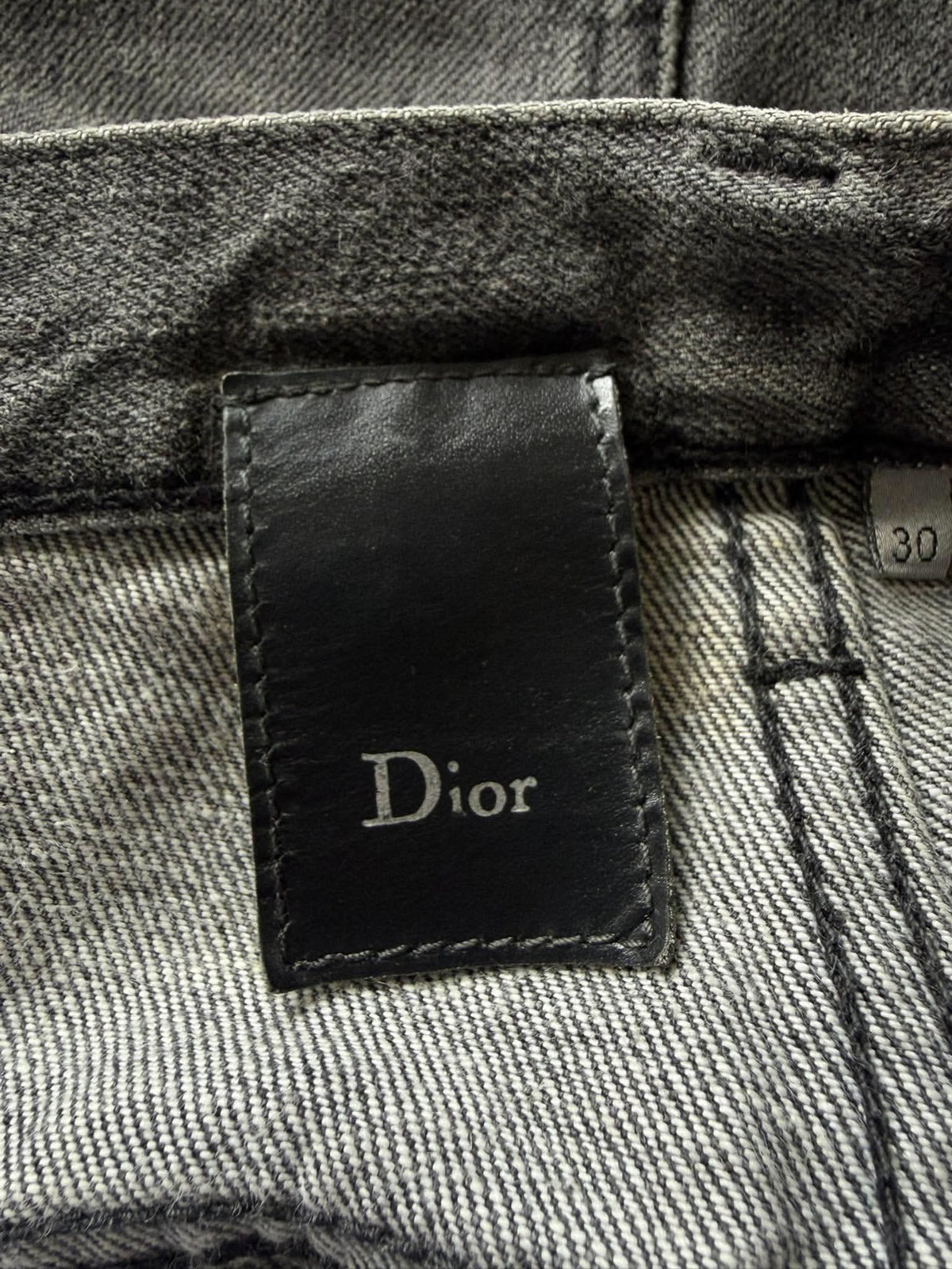 Dior Homme by Hedi Slimane Claw Mark Gray Jeans