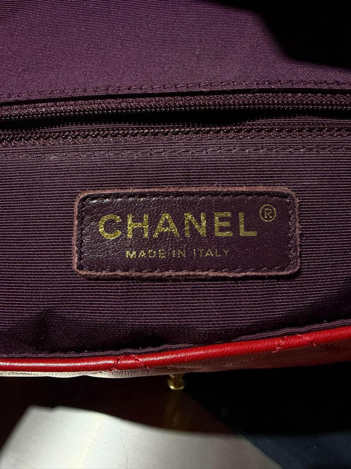 Chanel by Karl Lagerfeld S/S2015 Red Elegant CC Flap Bag