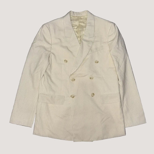 Celine by Hedi Slimane SS20 Pinstripe Double Breasted Blazer
