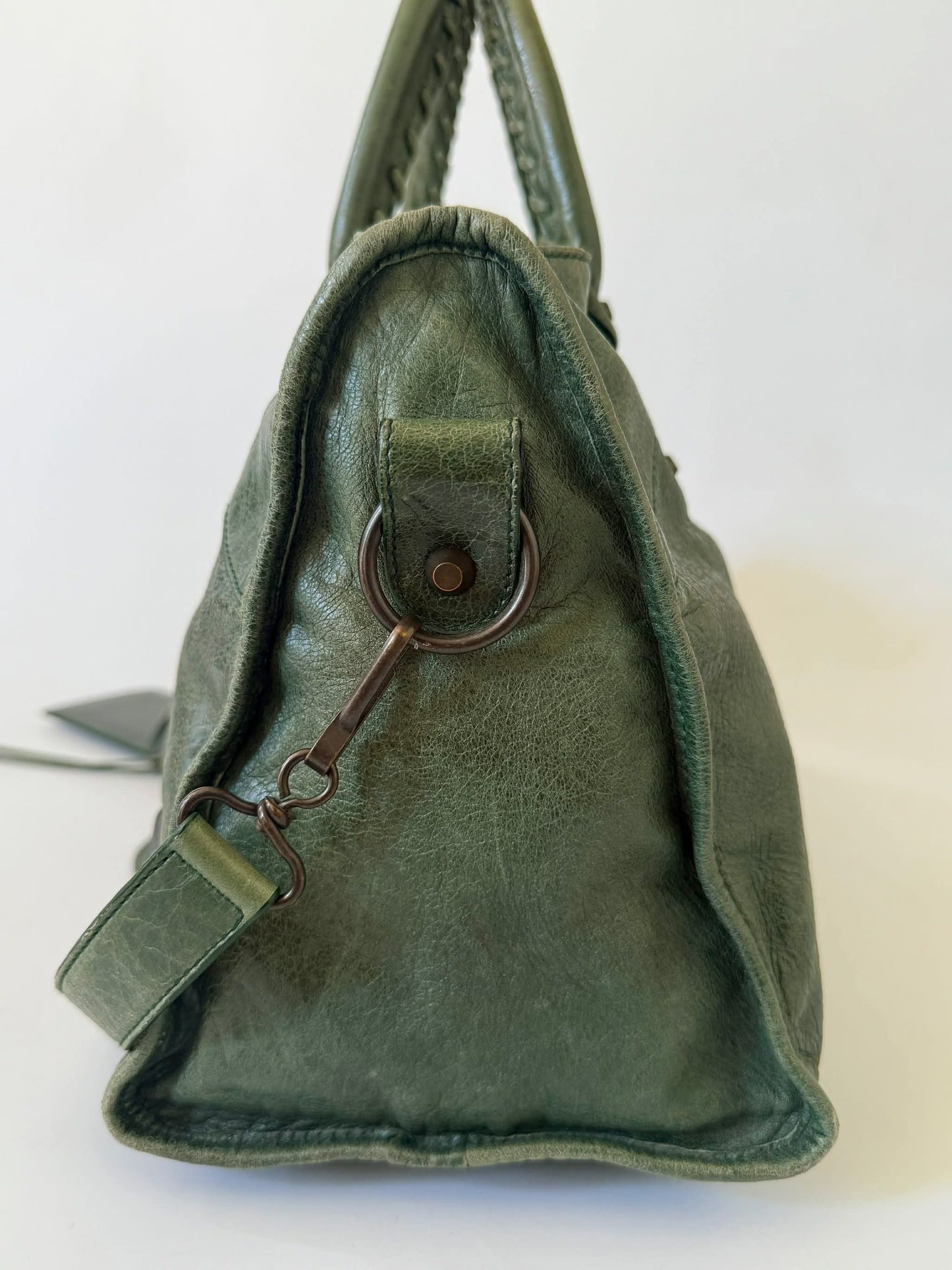 2000’s Balenciaga Green Classic City Bag
