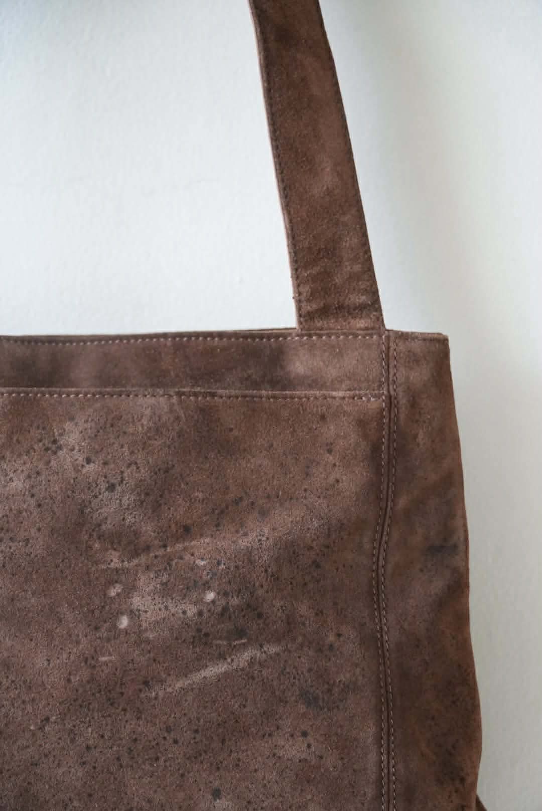 Vintage Chanel Suede Brown Bag