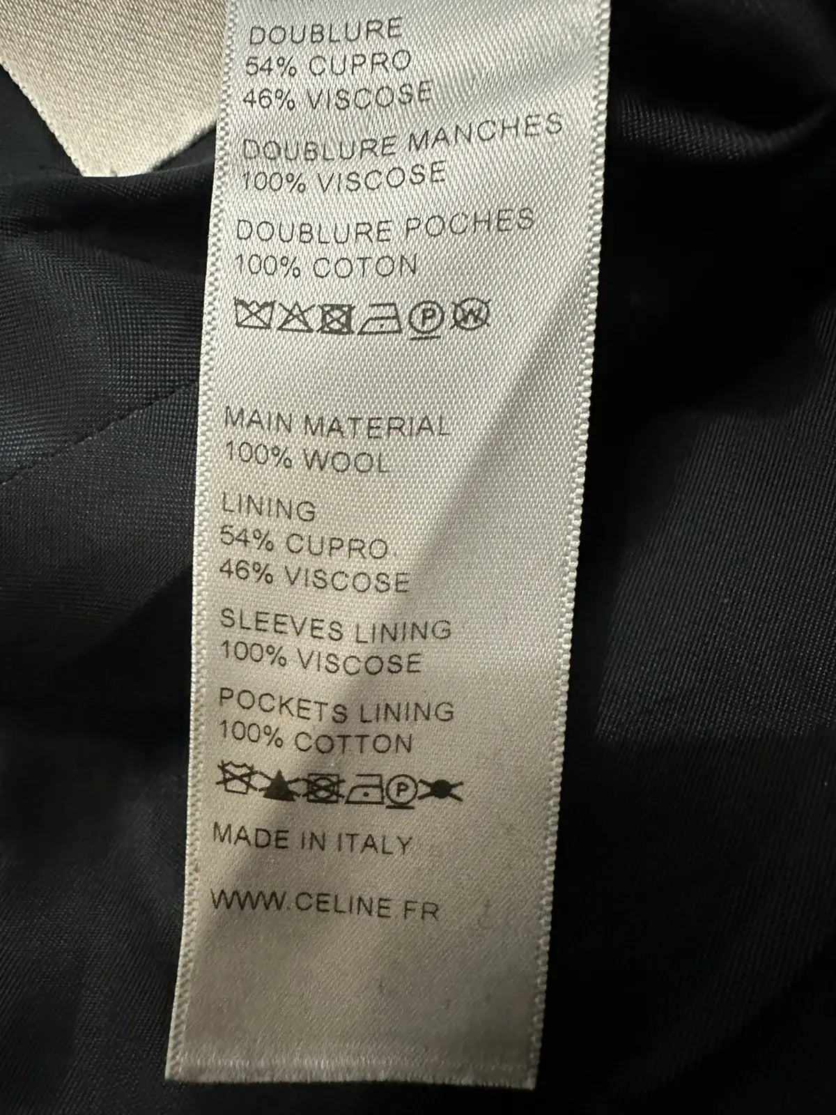 Celine by Hedi Slimane Blazer Jacket