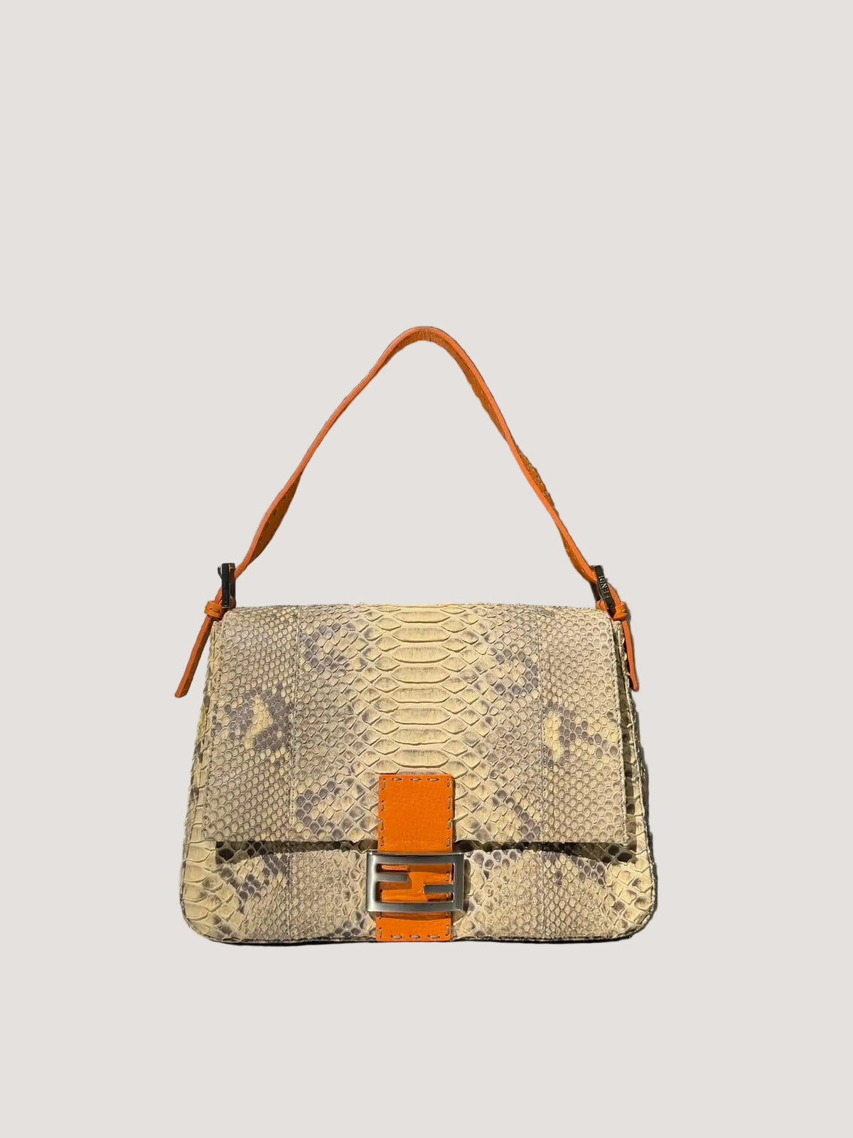 2000’s Fendi Snakeskin Mamma Baguette
