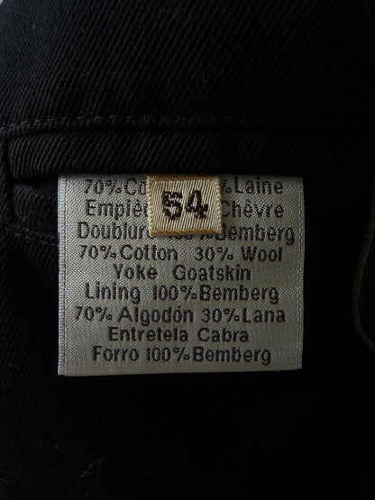 Vintage Hermes Black Zip Bomber Jacket