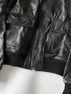 A/W2008 Dolce & Gabbana Patchwork Circle Leather Jacket
