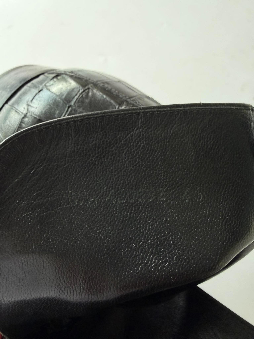Saint Laurent by Hedi Slimane Crocodile Jodhpur Boots