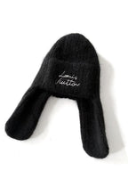 Louis Vuitton Black Script Mohair Bennie